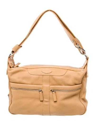 Pre-owned Tod's Leather Crossbody Bag In Brown