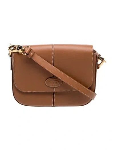 Pre-owned Tod's Leather Crossbody Bag In Brown