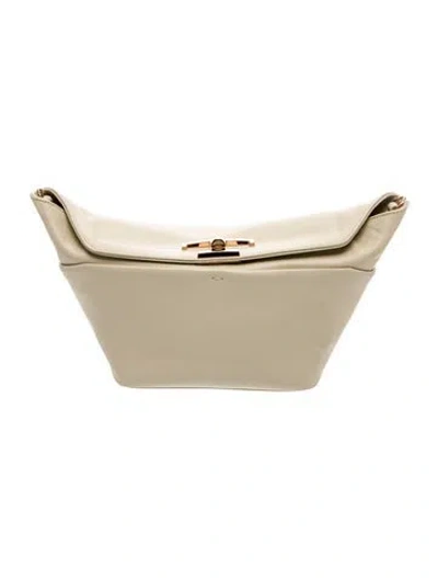 Pre-owned Tod's Leather Crossbody Bag W/ Tags In Neutral