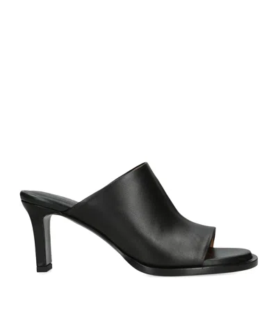 Tod's Mules In Leather In Black