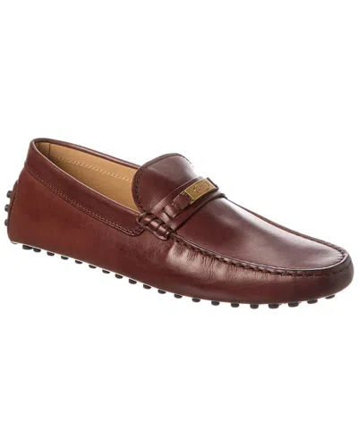 Tod's Tods Leather Driver In Brown