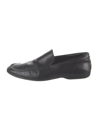 Pre-owned Tod's Leather Drivers In Black
