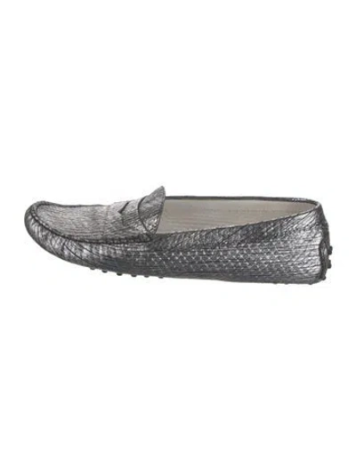 Pre-owned Tod's Leather Flats