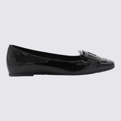 Tod's Leather Flats In B999
