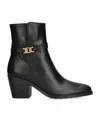 Tod's T65 Ankle Belt Shoes In Black
