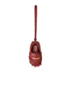 Tod's Leather Gommino Driver Shoe Charm In Red