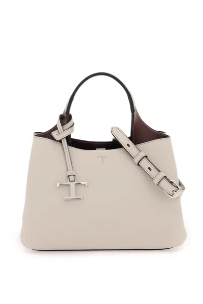 Tod's Leather Handbag In Neutral