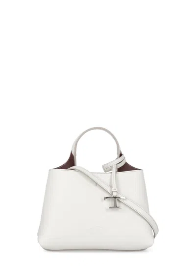 Tod's Leather Handbag In White