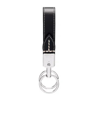 TOD'S TOD'S CLASSIC LOGO ENGRAVED KEYRING