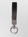 Tod's Leather Keyring With Metallic Hardware And Stitch Detailing