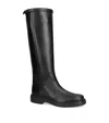 Tod's Leather Knee-high Boots In Black