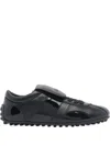 Tod's Leather Lace-up Low-top Sneakers In Black