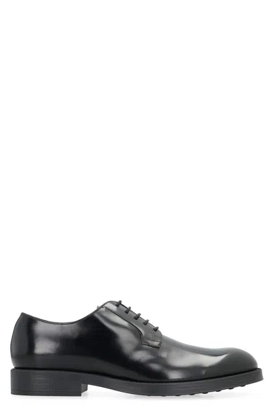 Tod's Leather Lace-up Shoes In Black