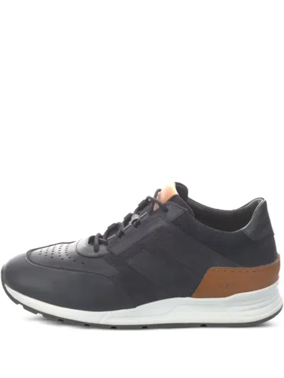 Tod's Leather Lace-up Sneakers In Black