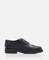 Tod's Lace-ups Leather Oxford Black In Black