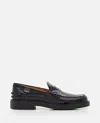 Tod's Gradient-effect Loafers In Black