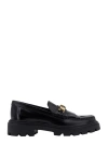 TOD'S LEATHER LOAFER WITH FRONTAL FRINGES
