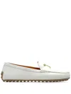Tod's Leather Loafers In 白色