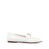 Tod's T Timeless Leather Loafer In White