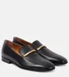 Tod's Leather Loafers In Black