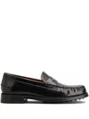 Tod's Leather Loafers In Black