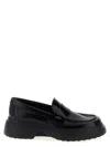 Tod's Leather Loafers In Black