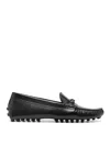 Tod's Gommino Leather Loafers In Black