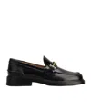 Tod's Loafers With Clamp And Oval Logo Shoes In Black
