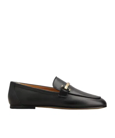 TOD'S TOD'S CLAMP DETAILED LOAFERS