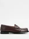 Tod's Leather Loafers In Brown