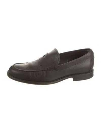 Pre-owned Tod's Leather Loafers In Brown