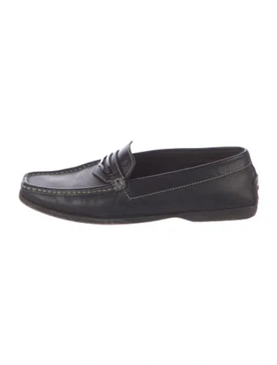 Pre-owned Tod's Leather Loafers In Brown