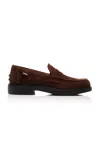 Tod's Leather Loafers In Brown