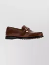 Tod's Leather Loafers Gold-tone Hardware In Red