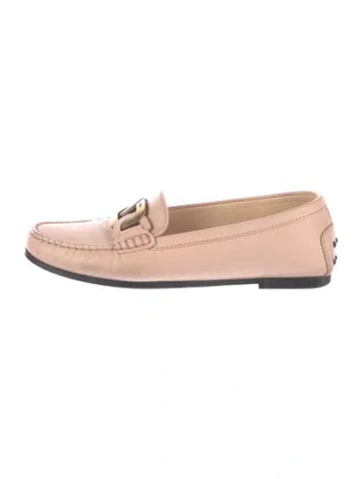 Pre-owned Tod's Leather Loafers In Multi