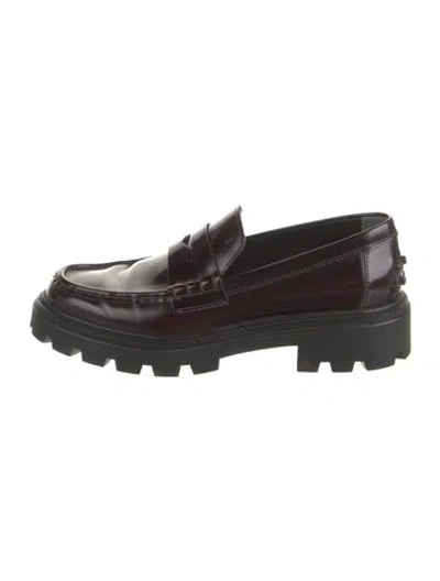 Pre-owned Tod's Leather Loafers In Multi
