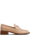 Tod's Leather Loafers In Neutrals
