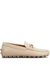 Tod's Gommino Macro 52 K T Chain Loafers In Nude