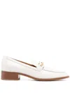 Tod's Leather Loafers In Yellow Cream