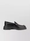 Tod's Leather Loafers With Chunky Sole And Glossy Finish