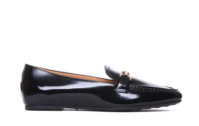 TOD'S LEATHER LOAFERS WITH HORSEBIT