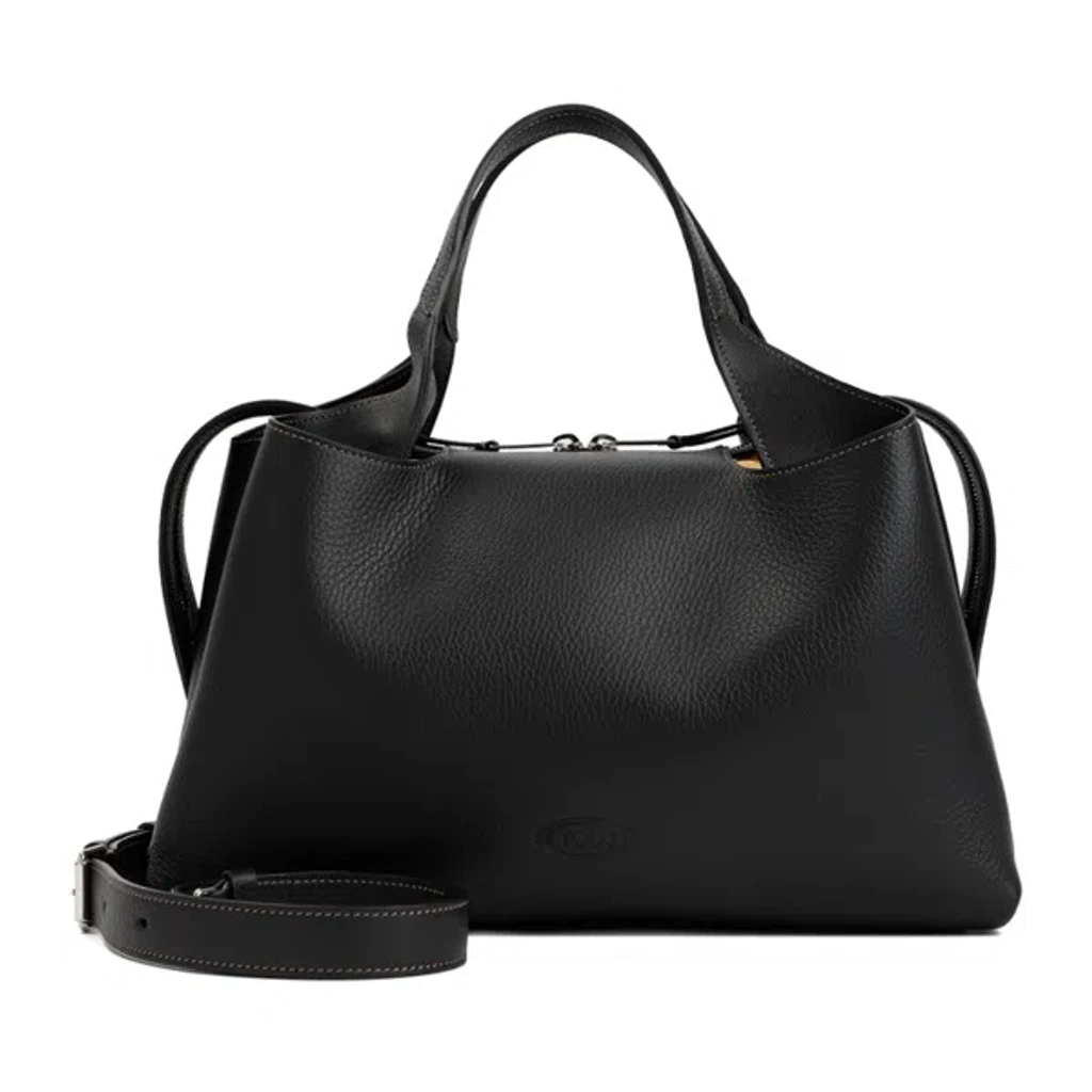 Tod's Leather Medium Bag In Black | ModeSens