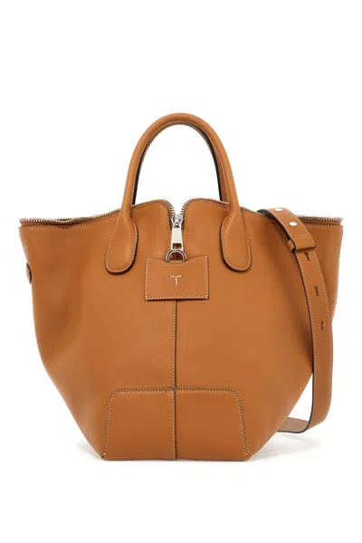 TOD'S LEATHER MEDIUM-SIZED SWING BAG FOR WOMEN