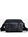 Tod's Leather Messenger Bag In Blue