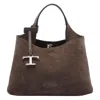 Tod's Leather Micro Bag In Brown
