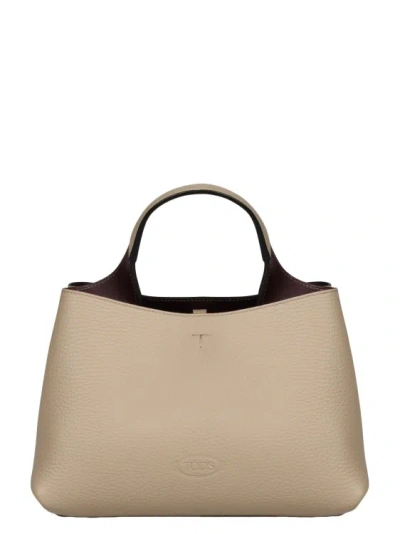 Tod's Leather Micro Bag In Brown