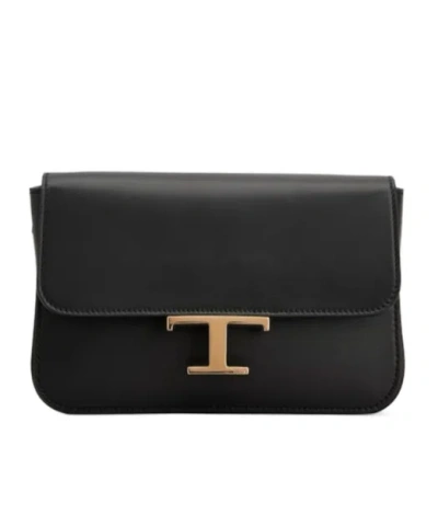 Tod's Leather Mini Bag In Black