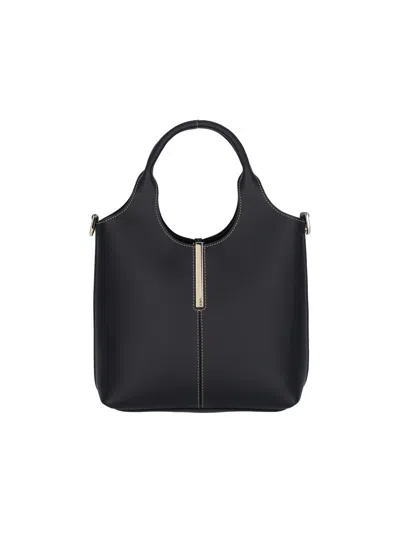 Tod's Leather Mini Bag In Black