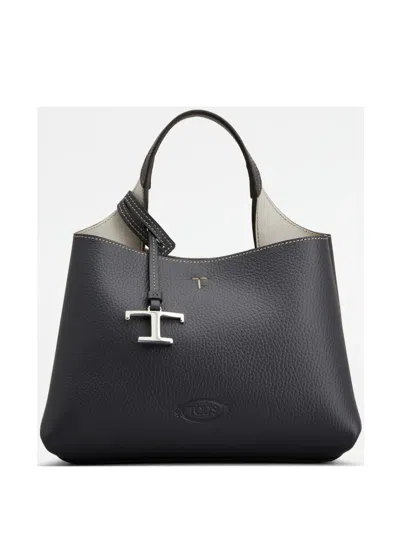 Tod's Leather Mini Bag In Blue