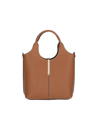 Tod's Leather Mini Bag In Brown
